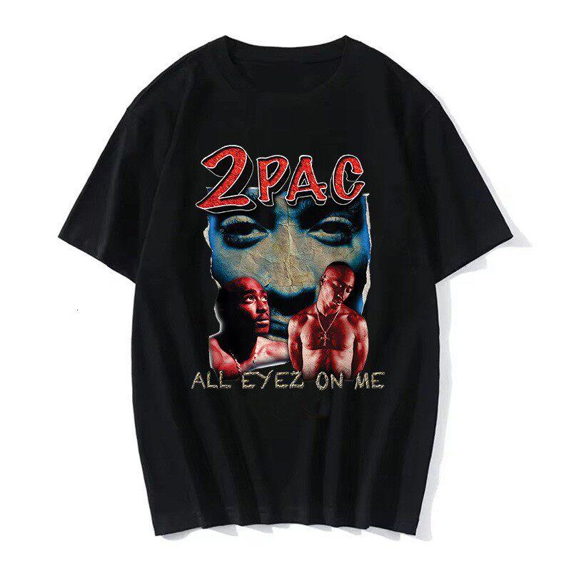 TUPAC Streetwear Harajuku T Shirts Women Harajuku Top Tees Female Tshirt Hip Hop Rapper Graphic Printed Casual Tshirt Clothes