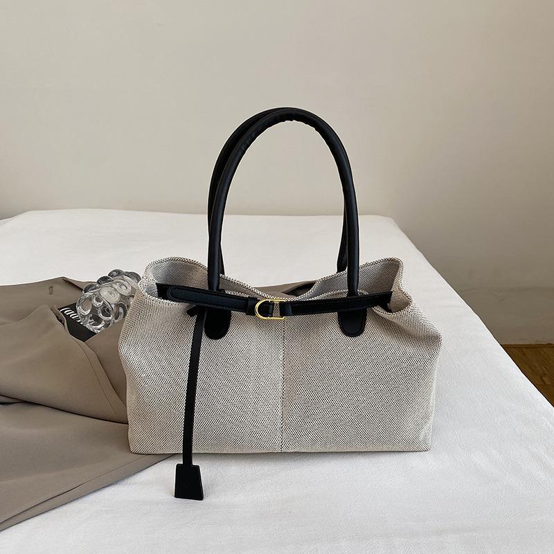 Fashion underarm big bag women's new trendy retro handbag large capacity commuter shoulder cloth bag