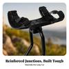 Bike Rear Rack with Rotating Platform Nylon for Cyclists, Commuters