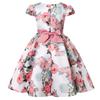 Kinder Mädchen Bogen Mädchen Party Prinzessin Kleider Kinder Ballkleid Kostüm Festival Host Kinder Kleid