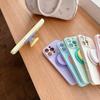 Fine ring liquid silicone magnetic attraction, suitable for iPhone15Pro Apple 16promax touch button 14p mobile phone case