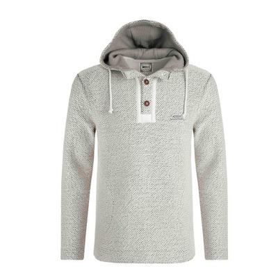 Weird Fish Herren Bakersfield Macaroni Knopfleisten-Hoodie
