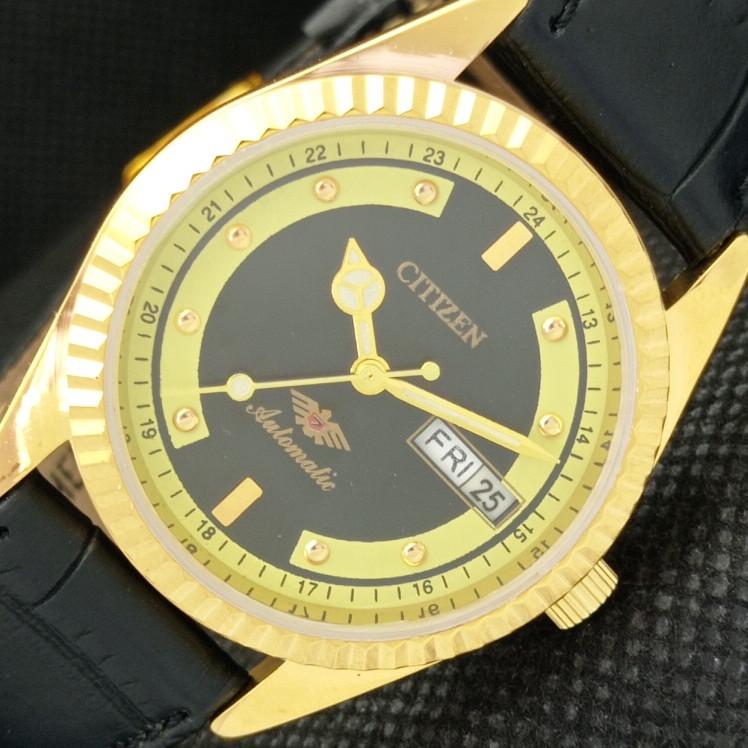 

ВОССТАНОВЛЕННЫЕ ВИНТАЖНЫЕ CITIZEN AUTO 8200 JAPAN MENS D/D ЧЕРНЫЕ ЧАСЫ 610b-a317843-2 SKU610b-a317843
