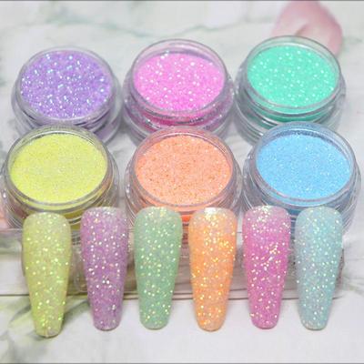 Connected Bottled Sparkling Colored Wool Powder Nail Shining Sweater Powder Sugar Powder Autumn/Winter Nail Shining Powder
