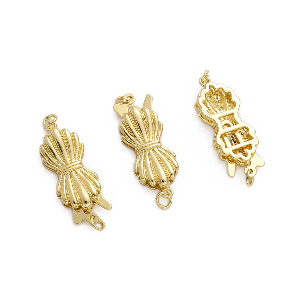 

Медный корпус, застежка-бабочка в форме сердца, разъем для браслета, ожерелья, фурнитура для изготовления ювелирных изделий своими руками 9x22mm золотой