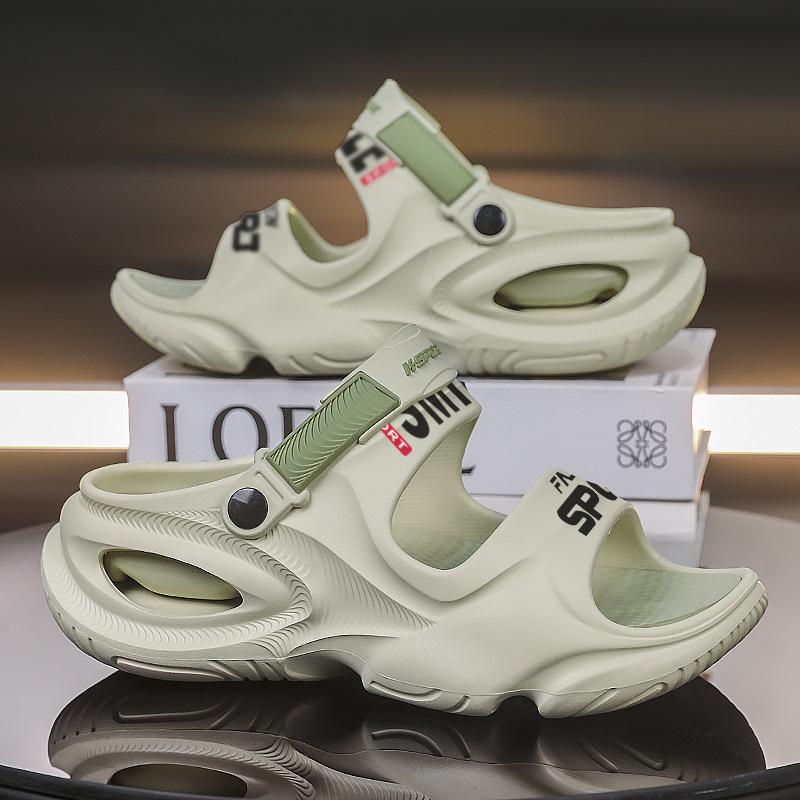 Original Men's Sandals Super Thick Soft Sole Open Toe Dual Use Sandals Slippers Summer Outdoor Beach Casual Sandal Shoes for Men