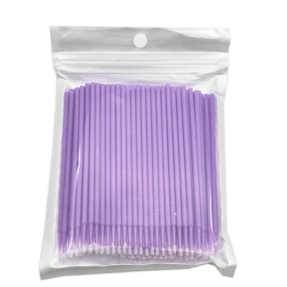 100 Stück Dental Einweg Mikro-Applikator Pinsel Wattestäbchen Wimpernverlängerung Werkzeuge Make-up Applikator Entferner Werkzeug
