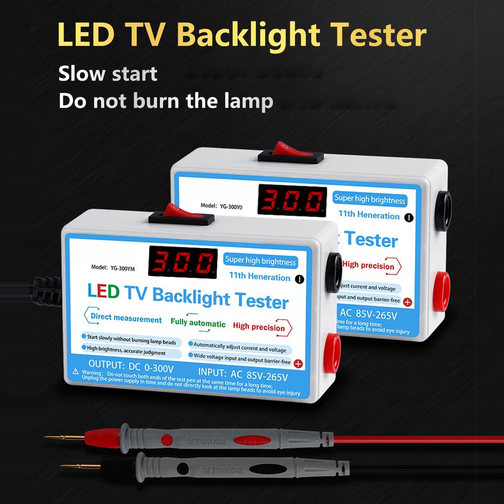 LEDs Lamp Bead TV Backlight Tester LCD Digital Display Multipurpose Testing Tool for 0-300V LEDs Lights