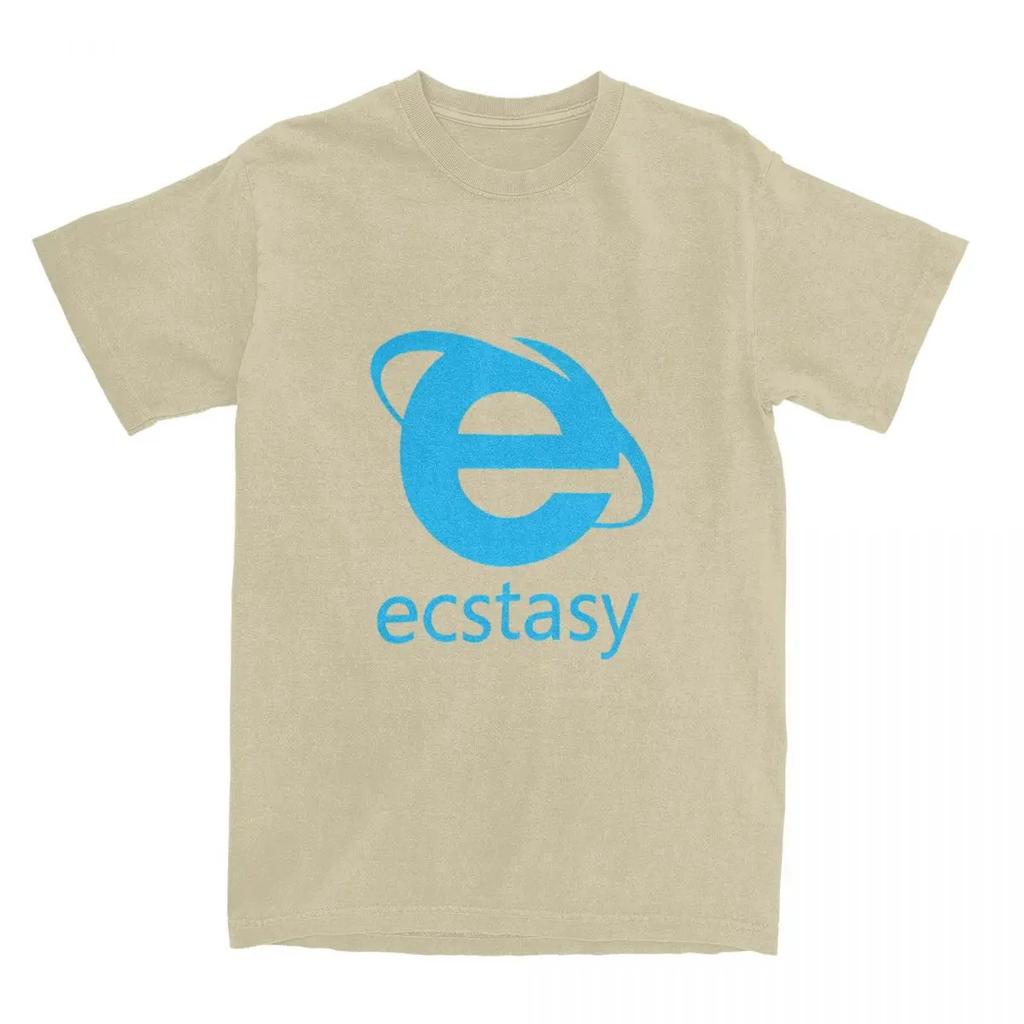 Herren Ecstasy T-Shirts Beliebtes Logo 100% Baumwolle Kleidung Strand Straßenstil Kurzarm T-Shirt Rundhals Neuheit Lässiges T-Shirt