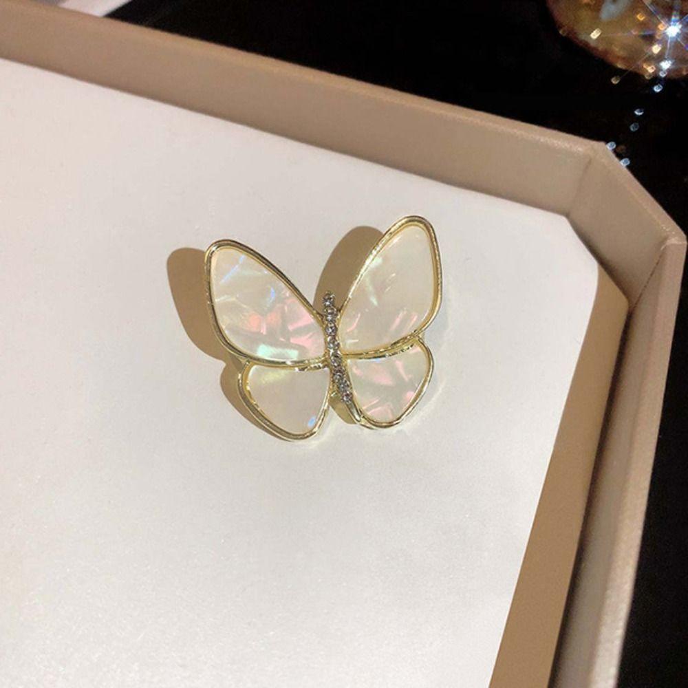 

Китайский стиль бабочка брошь жемчужный банкетный значок элегантный лист женский