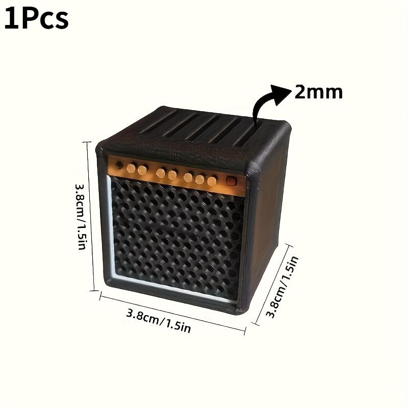 

Винтажный держатель для медиаторов в виде динамика, Портативный зажим для медиаторов, Подарок для любителей гитары, Ретро гитарный аксессуар, Идеально для музыкантов