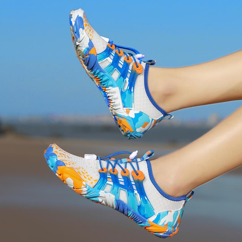 Wading Shoes Adult Water Sports Shoes Sea Pool Swimming Aqua Shoes Quick Dry Beach Wading Sneakers for Surfing Fishing Boating