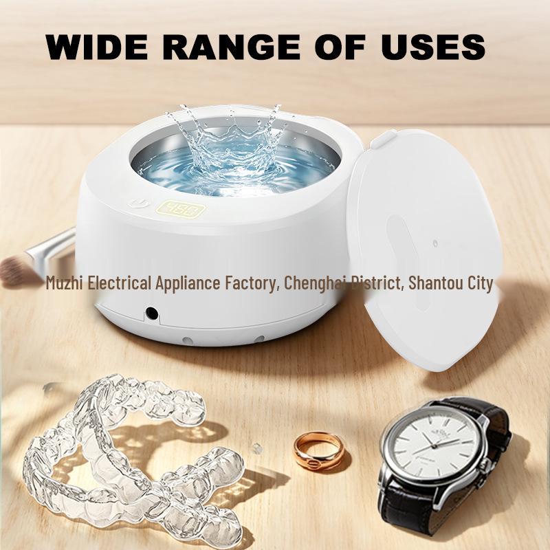 Ultrasonic Denture, Jewelry, Watch, Contact Lens & Toothbrush Cleaner