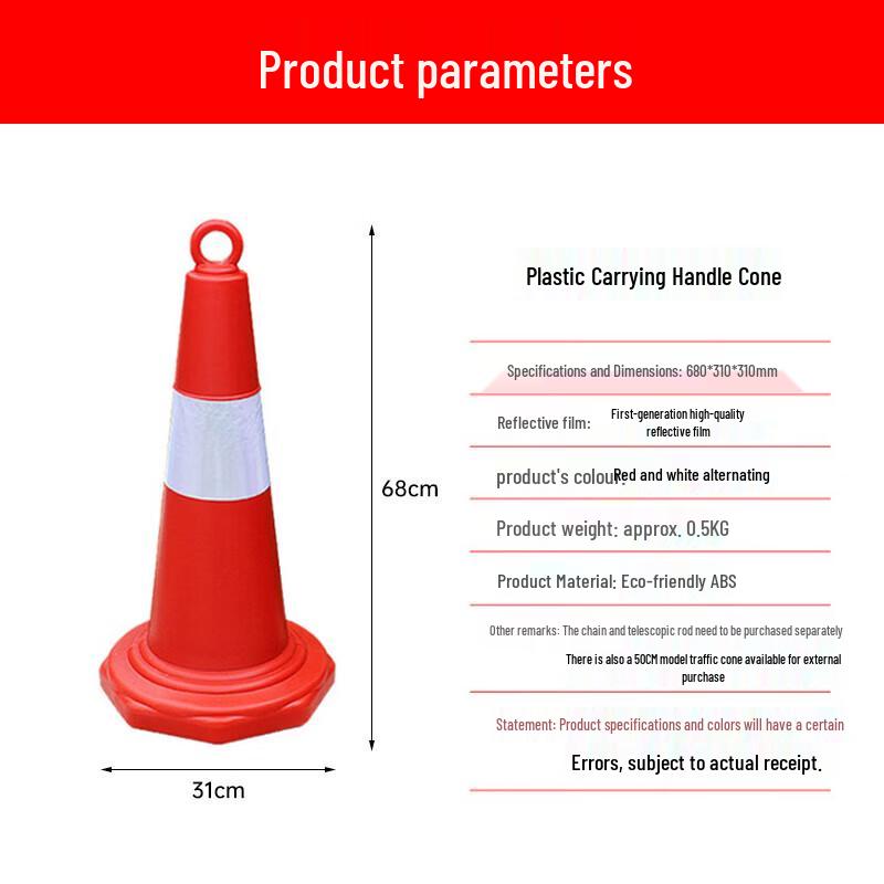 Plastic Traffic Safety Cone