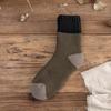 5pairs/Lot Men's Wool Socks Super Thick Terry Winter Warm Socks Fashion Style Mid Tube Socks Snow Socks High Quality Men's Socks