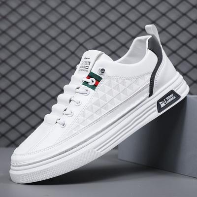 Men's Shoes New Little White Shoes Spring Breathable Trend Casual Board Shoes Men's Versatile Business One-pedal Trendy Shoes