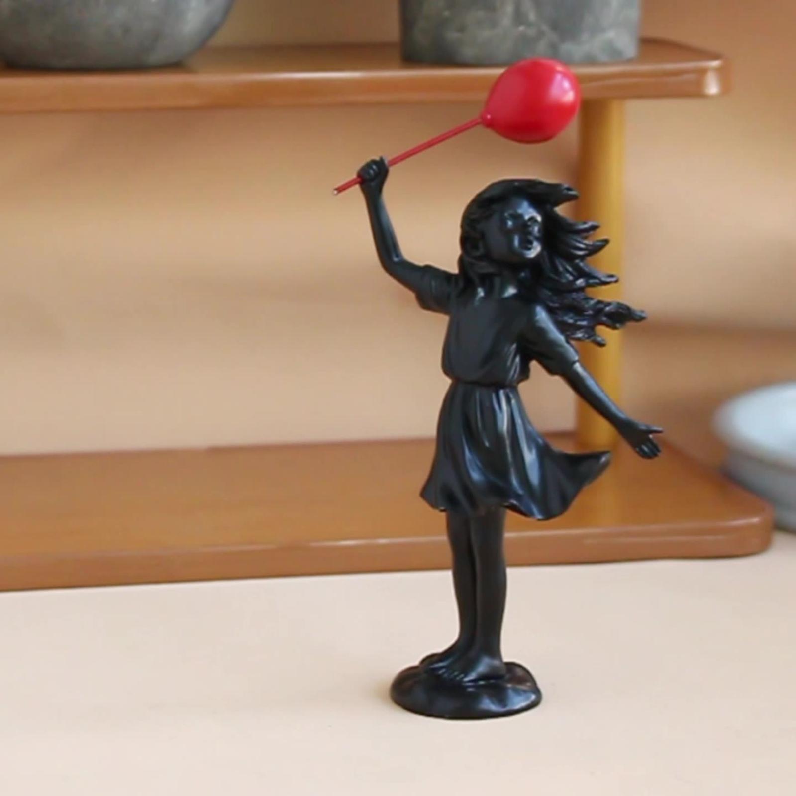 

Banksy-Inspired Girl Gift - Thoughtful Street Art Decor For Living Rooms And Personal Spaces One Size чёрный