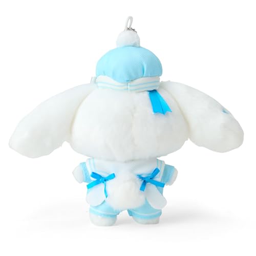 Sanrio Mascot Holder (Sailor Color) Cinnamoroll Polyester and Steel, Ages 6 and Up, 061743
