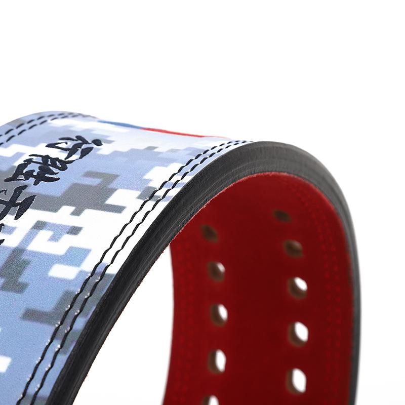 New Inspirational Language Belt+Men's And Women's Weightlifting Sports Belt+Training Squat Straight Leg Hard Pull Belt