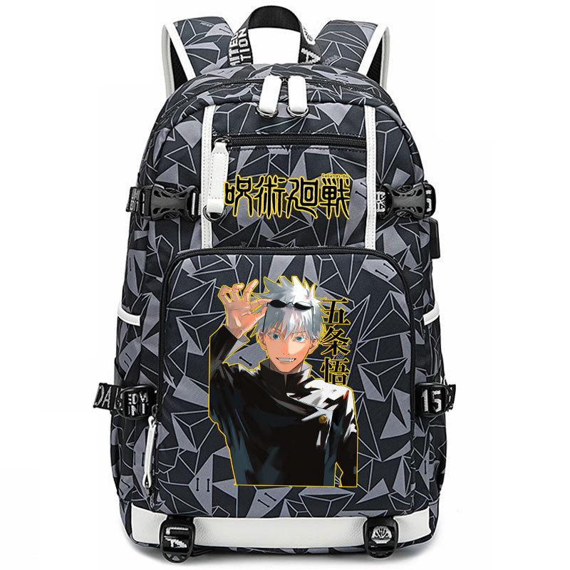 Bag Anime Peripheral Five Wushu Second Dimensional Backpack for Junior High School Students and Elementary School Students Large Capacity Backpack