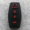 [Kinotaka] Mitsubishi Dedicated Silicone Outlander Smart Key Case New Outlander PHEV 2022 Gn1w Professional Design Key Cover, Black (2)