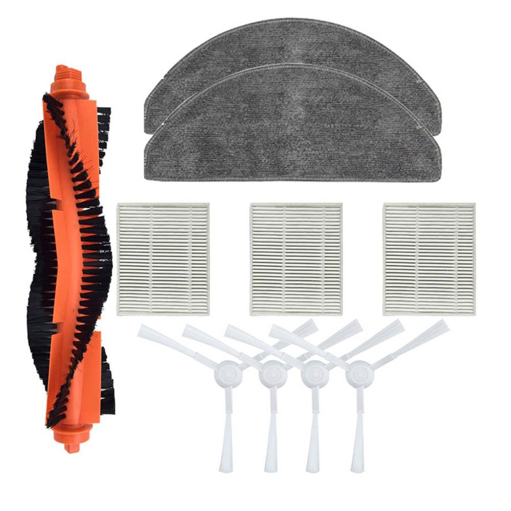 For Xiaomi S20 E10 E12 B112 C103 D106 Sweeping Robot Vacuum Accessories Main Brush Side Brush Mop Cloth HEPA Filter Replacement