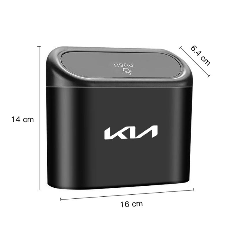 BTQNM1 Car Trash Bin Storage Box Hanging Trash Interior Accessories For KIA K9 Sportage Niro K5 Carnival EV6 EV9 EV3 K8 Stinger Forte