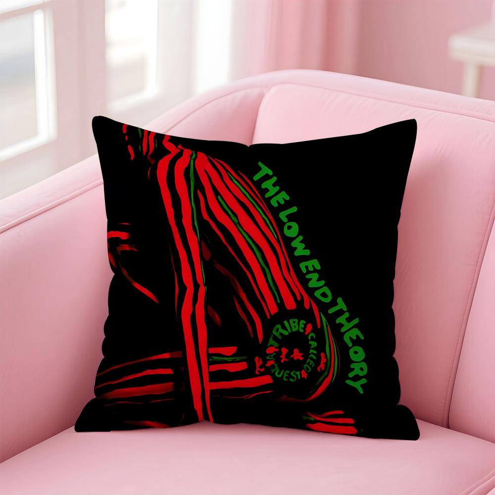 

Band A Tribe Called Quest Album Cushion Cover Pillow Case Soft Friendly Fabric Concealed Zipper 30X30cm