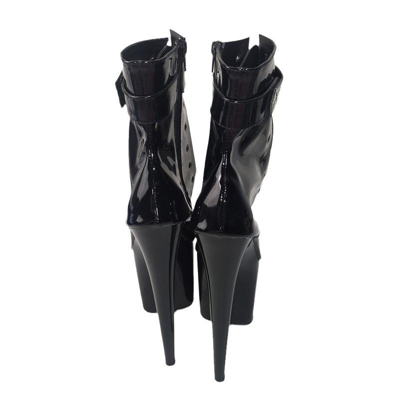 2025 neue Hass himmelhoch wasserdichte Tisch High Heels Spitze wasserdichte Tisch kurze Damenstiefel