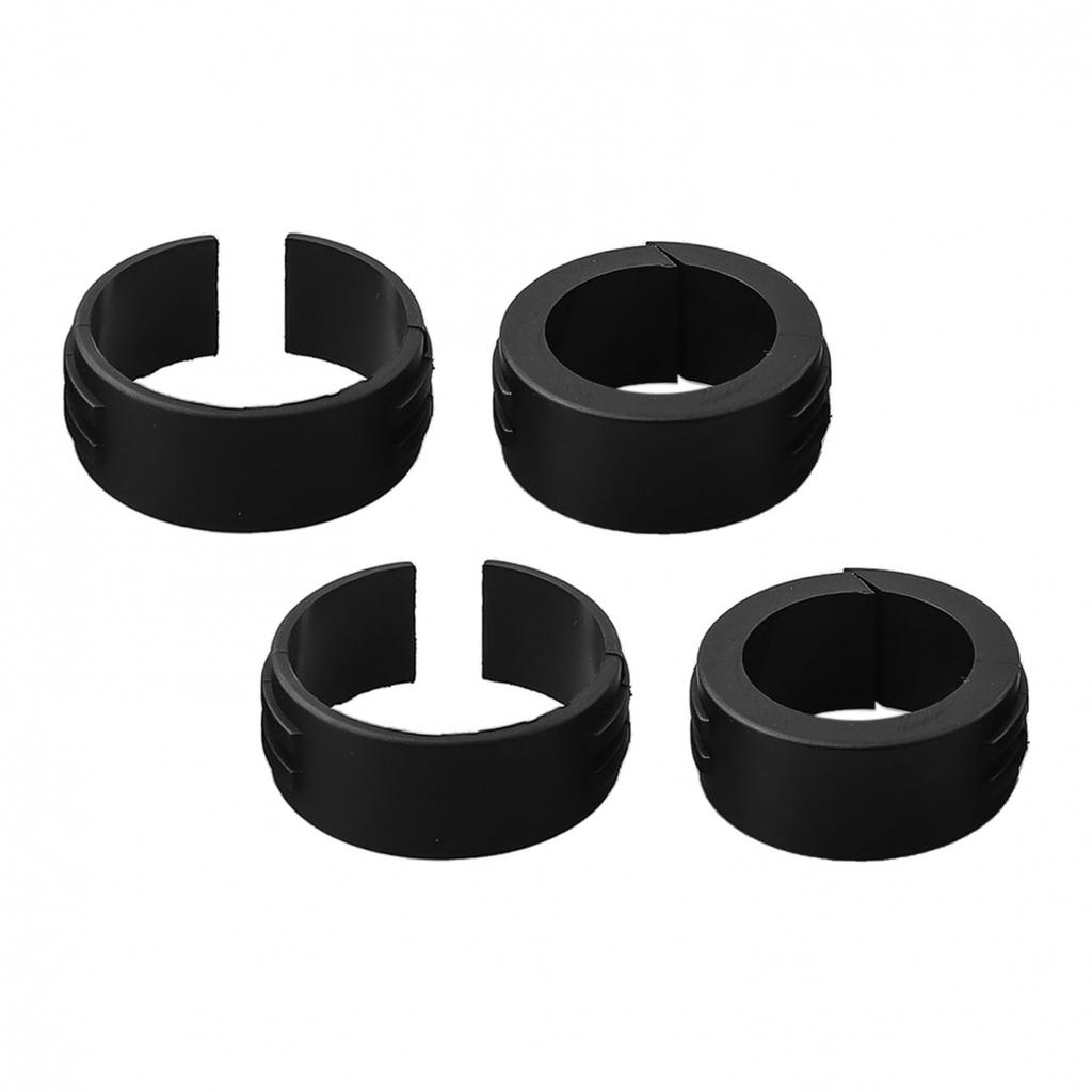 Black Plastic Bicycle Handlebar Conversion Spacer 25 4mm to 31 8mm Adapter