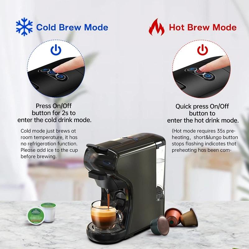 Macchina da Caffè a Capsule Completamente Automatica, Mini e Leggera per Uso Domestico, Piccola Macchina da Caffè Multifunzione