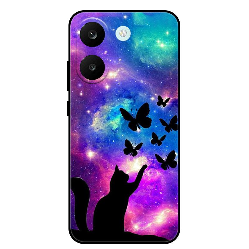 

Для Poco X8 Pro 5G Чохол М який Чорний Силіконовий Бампер Зображення Метелика Чохол для Телефона для Poco X8 Pro Чохли PocoX8 Pro X8Pro Fundas Poco X8 Pro