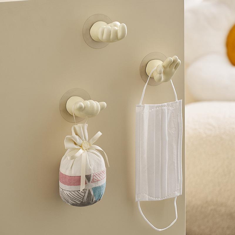 Creative Room Decor Keychain Wall Wall Hooks Suction Cups Hanging Hooks Storage Kitchen Gadgets Bathroom Accessories Coat Rack