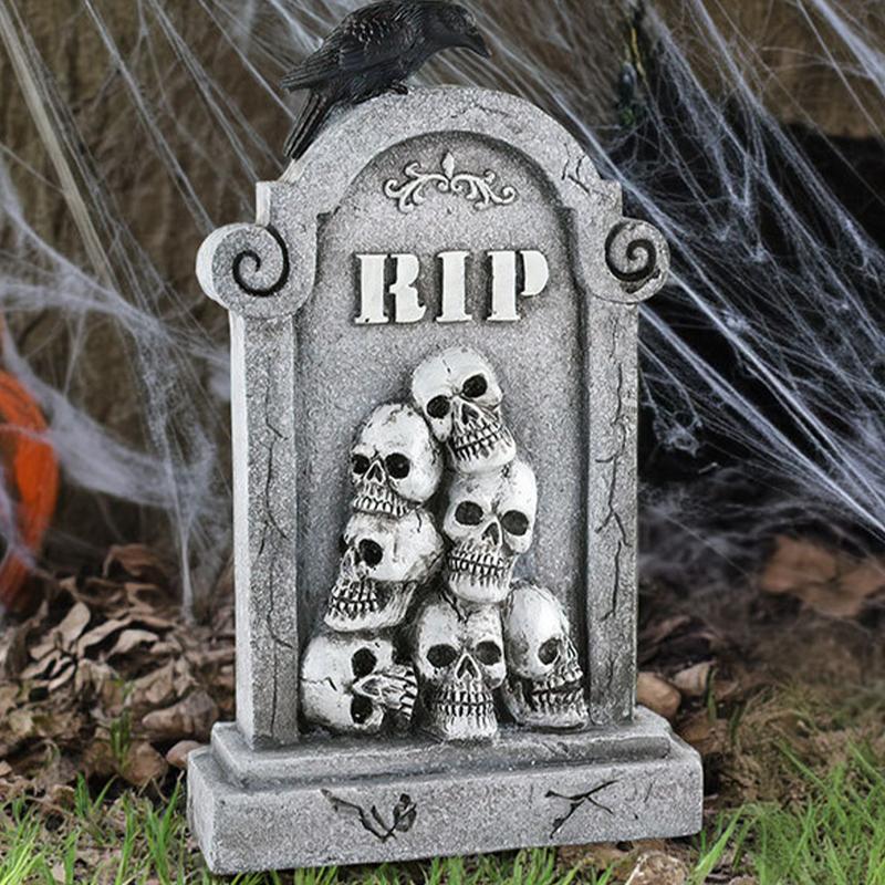 Tombstones For Graves Halloween Tombstone Decorations For Cemetery Headstones Signs Miniature Gravestones For Props Crafts