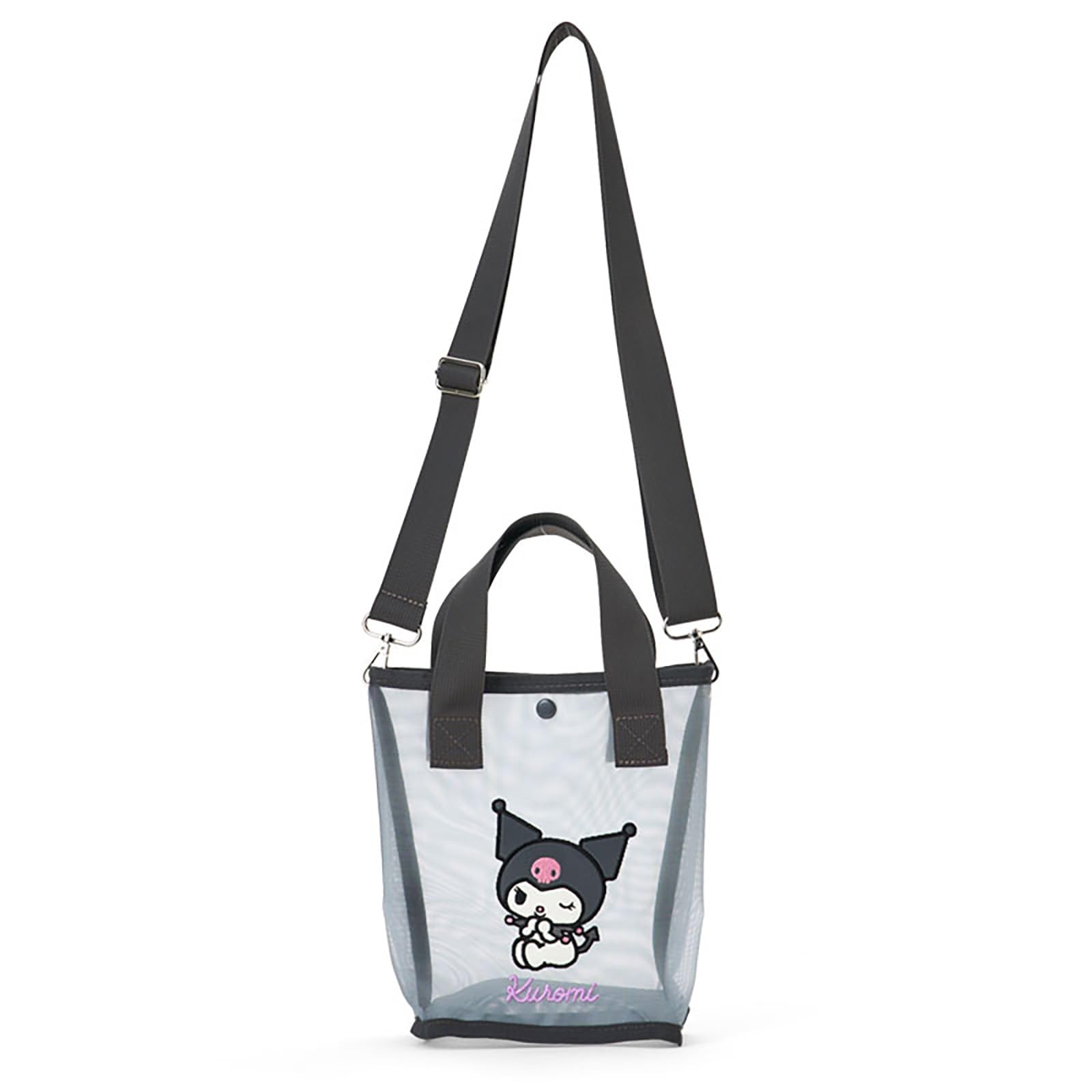 

tote bag Kuromi steel Recommended for ages 3 and up 616974 [Sanrio] 2-way Polyester, nylon,