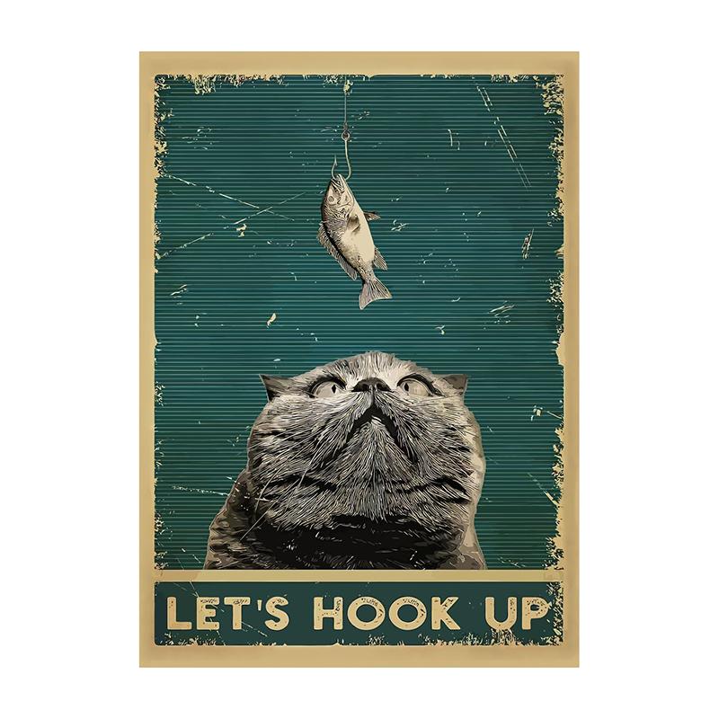 Are You Pooping Posters Bathroom Funny Bathroom Sign Canvas Painting Cute Black Cat Print Wall Art Picture Toilet Decoration