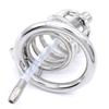 Metal Penis Lock Cock Rings Steel Chastity Cage with Urethral Male Bondage Belt Device Sissy Kali Adults Sex Toys for Men