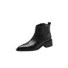 Fashion 2024 New Autumn Women Boots Pointed Toe Chunky Heel Boots for Women Winter Boots Short Boots