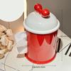 1pc Round Plastic Tissue Box Holder with Cute Mouse Ears Design, Dispenser for Storing Facial Tissues, Ideal for Home Decor In Living Room or Bathroom