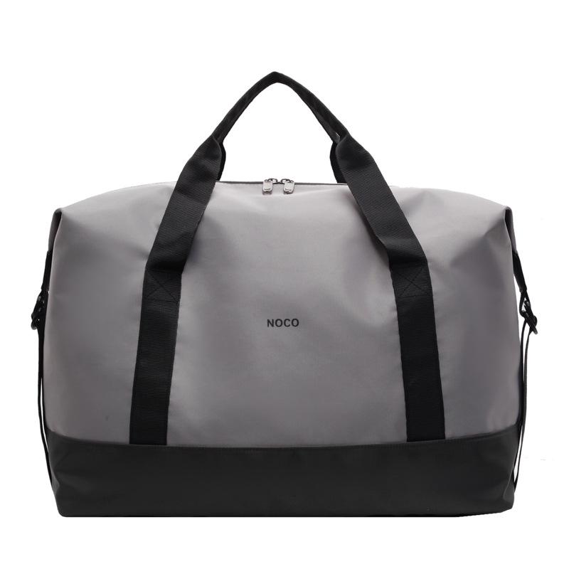 

Ruiying Дорожная и фитнес-сумка большой вместимости через плечо серый