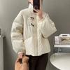 Mantel für Damen Fleece Verdickt Plüsch Winter Doppellagig Rollkragen Windbreaker Übergröße Lässige Jacke