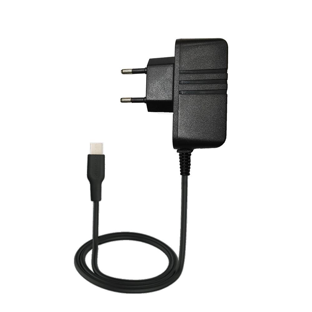 Typ-C Wandladegerät mit 5V/2A Kabel für S8, EU-Standard Mobiles Reiseladegerät.