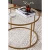 - Gold Berlin Coffee Table - 60cm