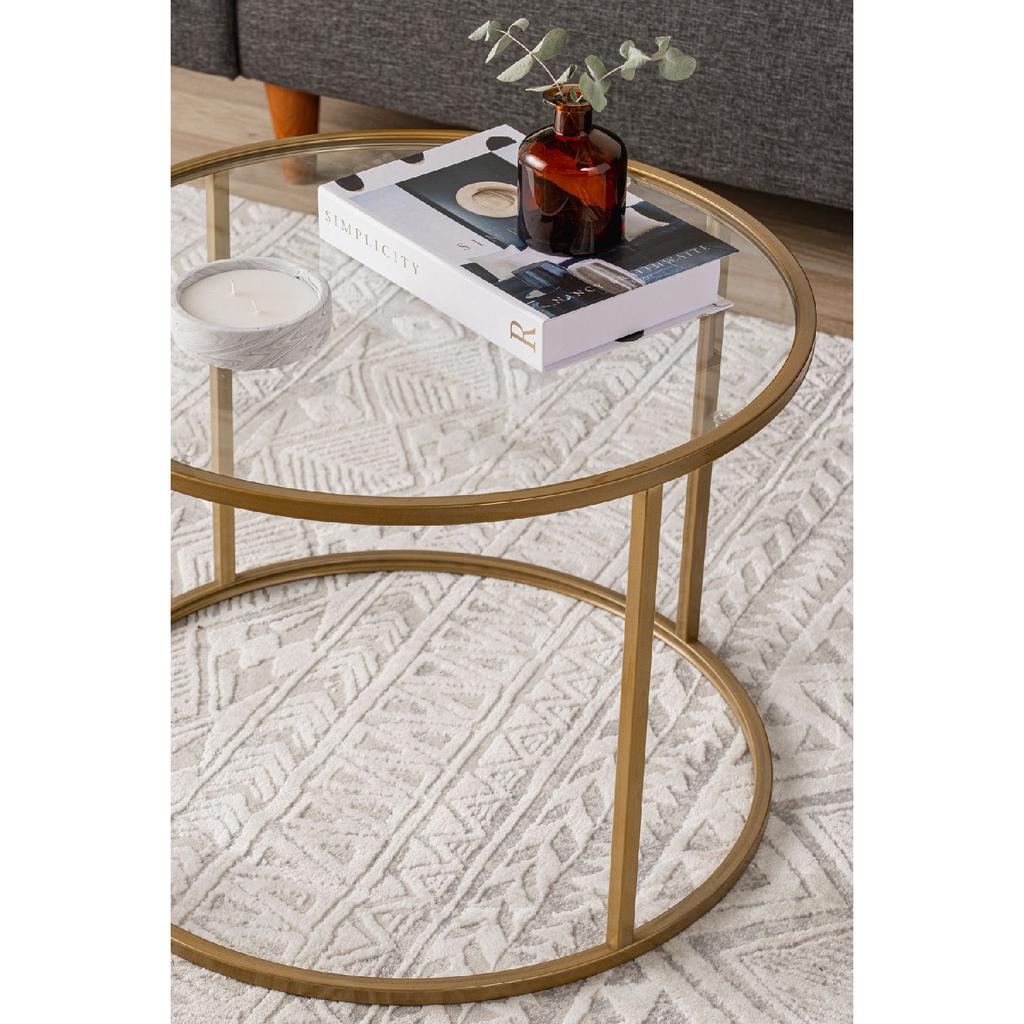 - Gold Berlin Coffee Table - 60cm