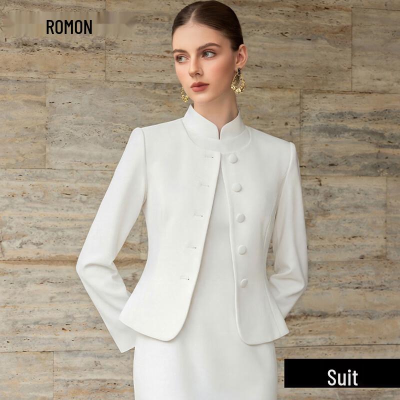 Completo da donna in Tencel e Lana Stile Cinese Nuovo Business