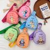 Pattern Bluey Kids Shoulder Crossbody Chest Bag Animal Outdoor Cartoon Gift