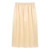 Halbslip Kurz/Lang Petticoat Unterrock Damen Satin Halbslip Halbslips für Unterkleider Slip