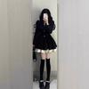 Xiaoxiangfeng Suit Dress, Small Man, High-end Temperament, Waist Princess Tutu Dress, Date Wear, Small Black Dress