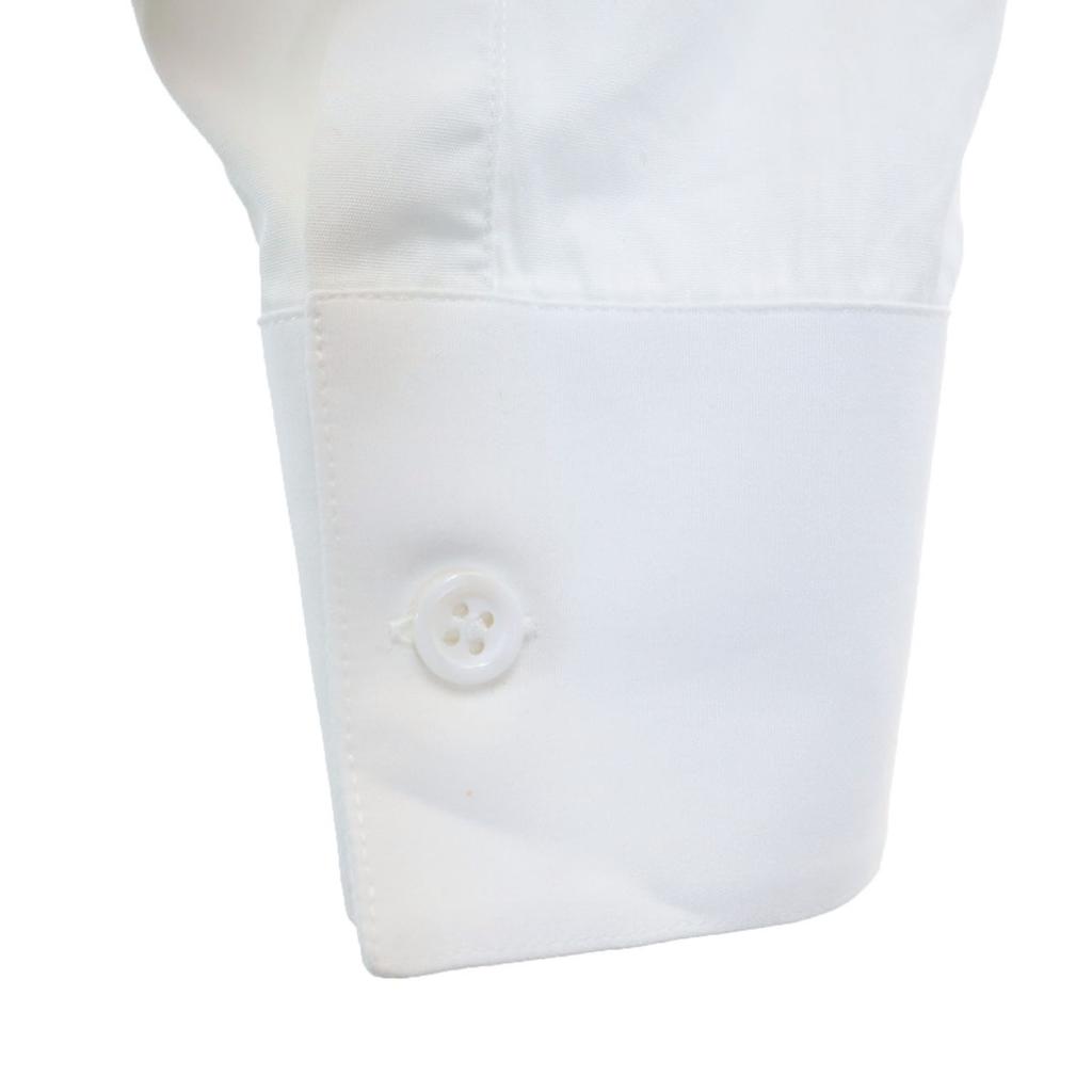 Dior Laget i Italia Langermet Knapped skjorte 37 hvit Herre Brukt