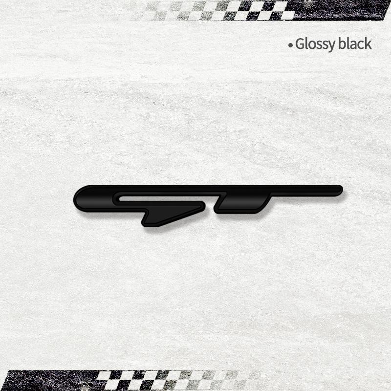 Car Sticker GT Head Front Grille Badge Metal Decal Emblem For Hyundai Sorento Sportage Rio Ceed Peugeot 208 Volvo Accessories